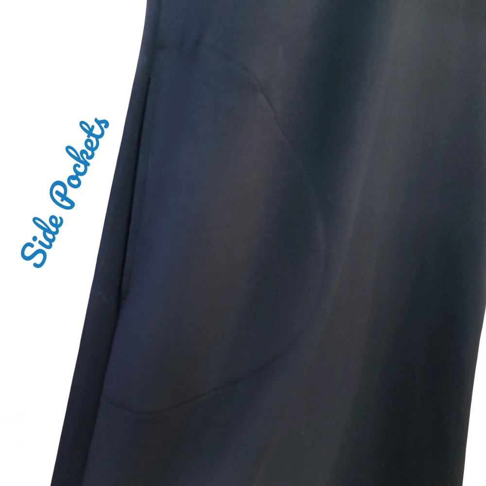 Calvin Klein Casual Midi Dress Womens Size Large/ Black - Picture 6 of 9